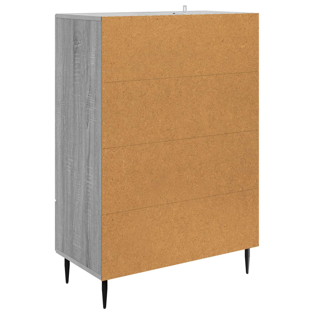Sideboard Graues Sonoma 66 x 34,5 x 95 cm Holzwerkstoff