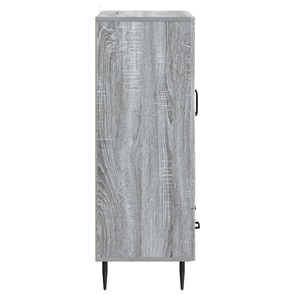 Sideboard Graues Sonoma 66 x 34,5 x 95 cm Holzwerkstoff