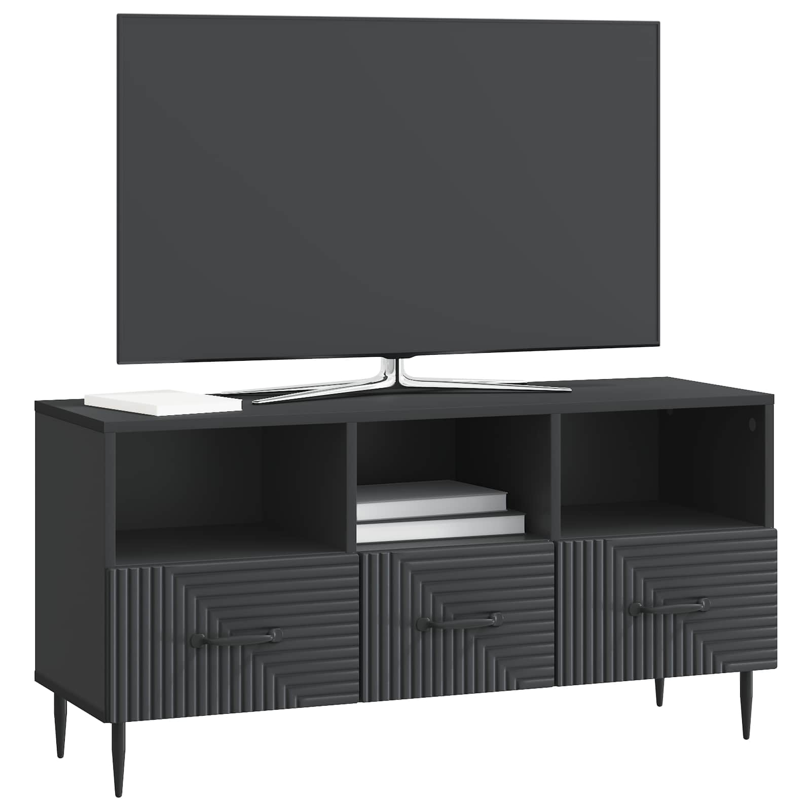 TV-Schränk Schwarz 102 x 34,5 x 50 cm Holzwerkstoff