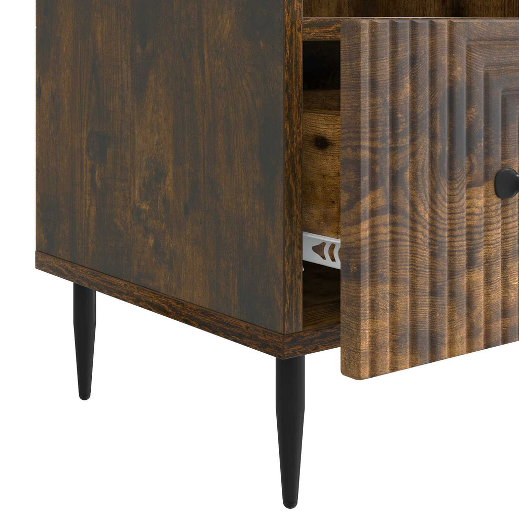 TV-Schränk Geräucherte Eiche 102 x 34,5 x 50 cm Holzwerkstoff