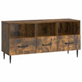 TV-Schränk Geräucherte Eiche 102 x 34,5 x 50 cm Holzwerkstoff