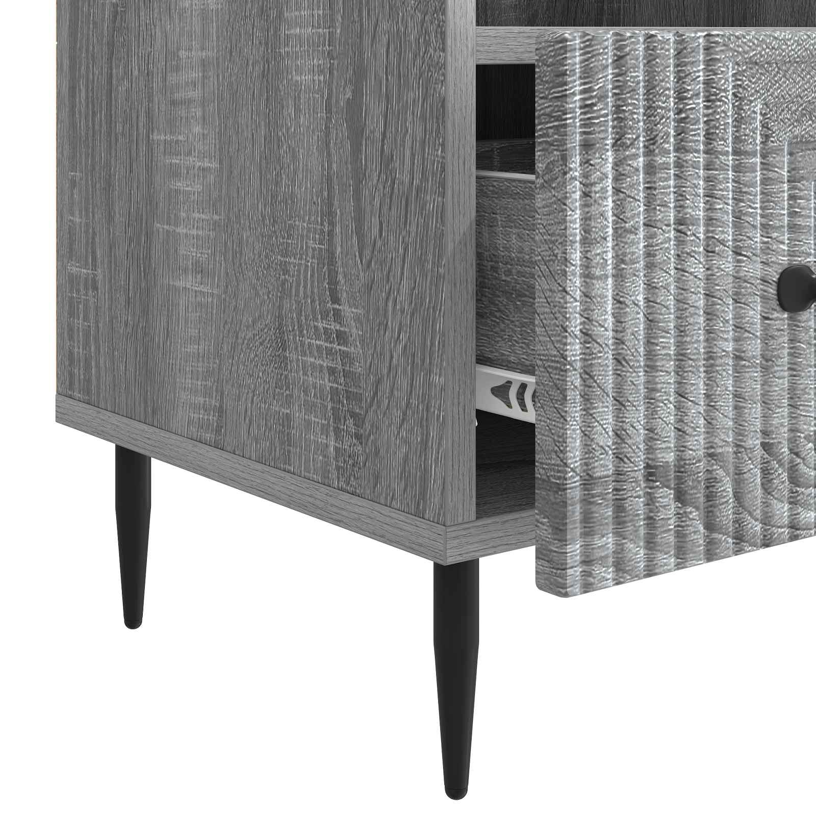 TV-Schränk Graues Sonoma 102 x 34,5 x 50 cm Holzwerkstoff