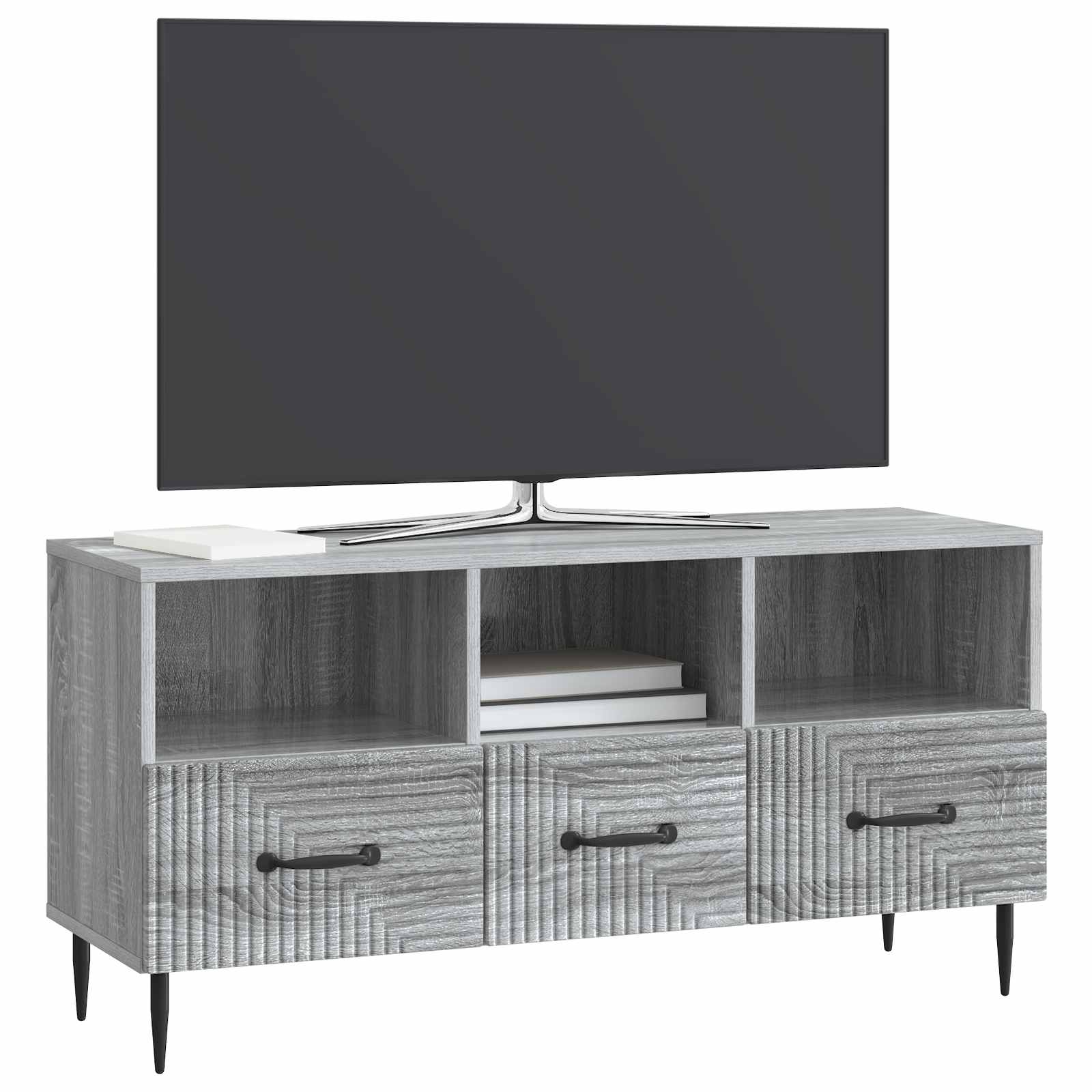 TV-Schränk Graues Sonoma 102 x 34,5 x 50 cm Holzwerkstoff