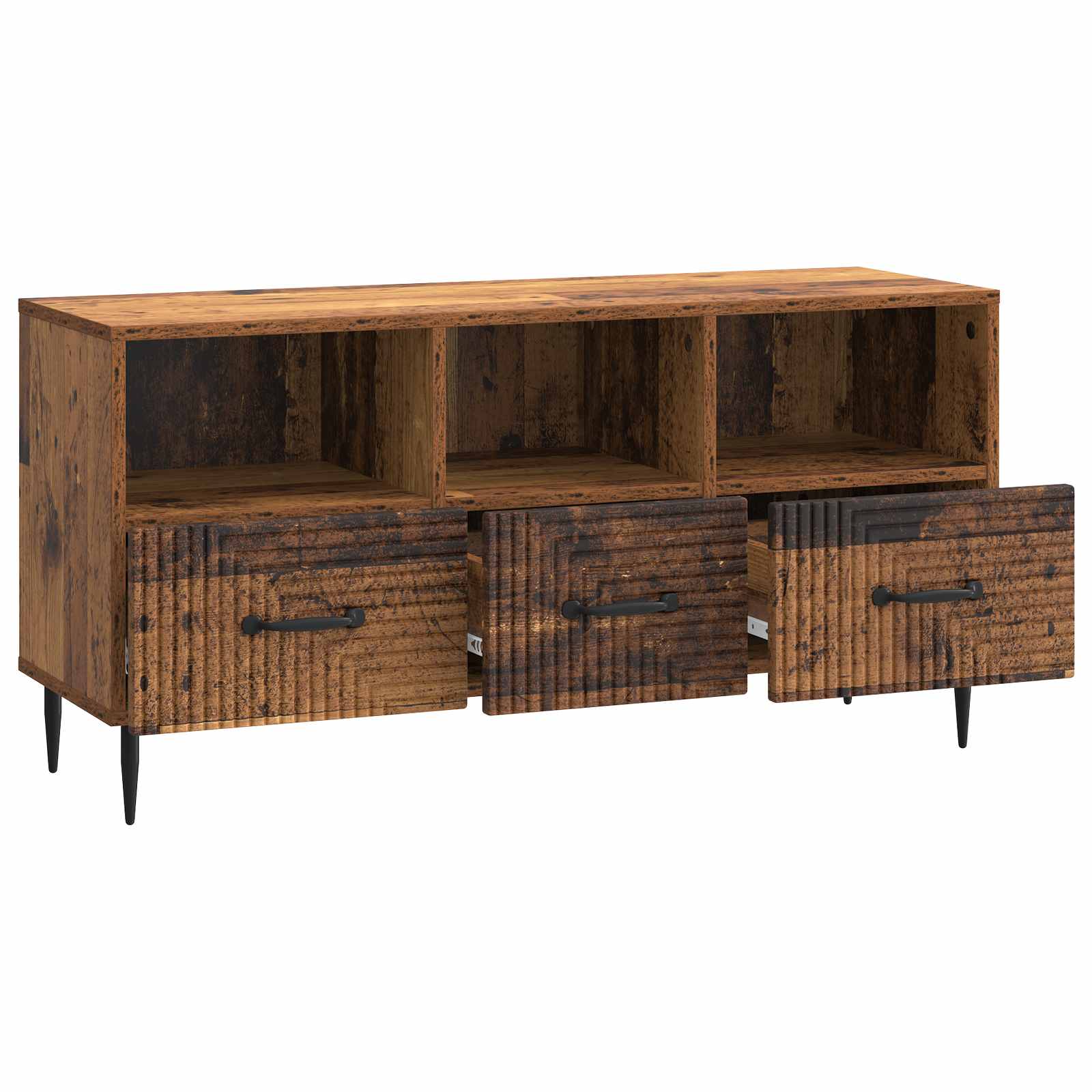 TV-Schränk Altholz 102 x 34,5 x 50 cm Holzwerkstoff
