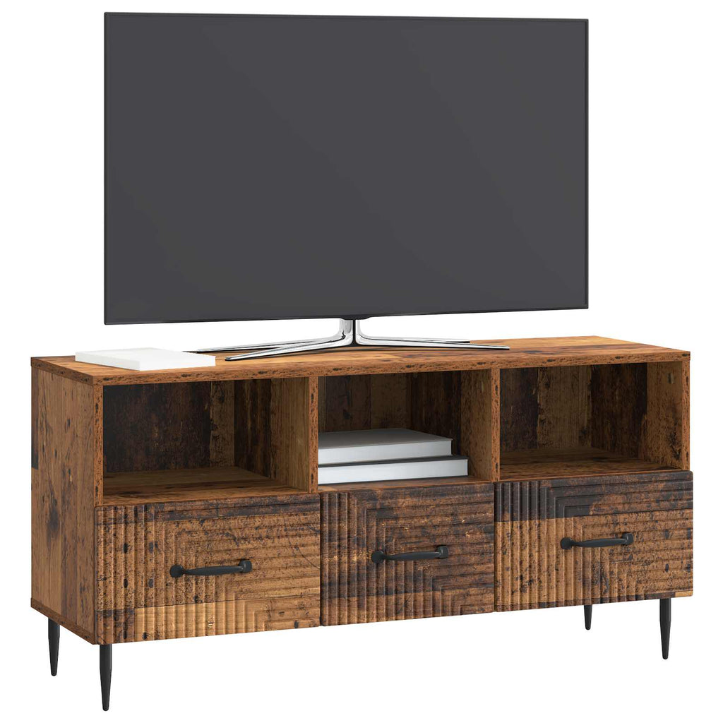 TV-Schränk Altholz 102 x 34,5 x 50 cm Holzwerkstoff