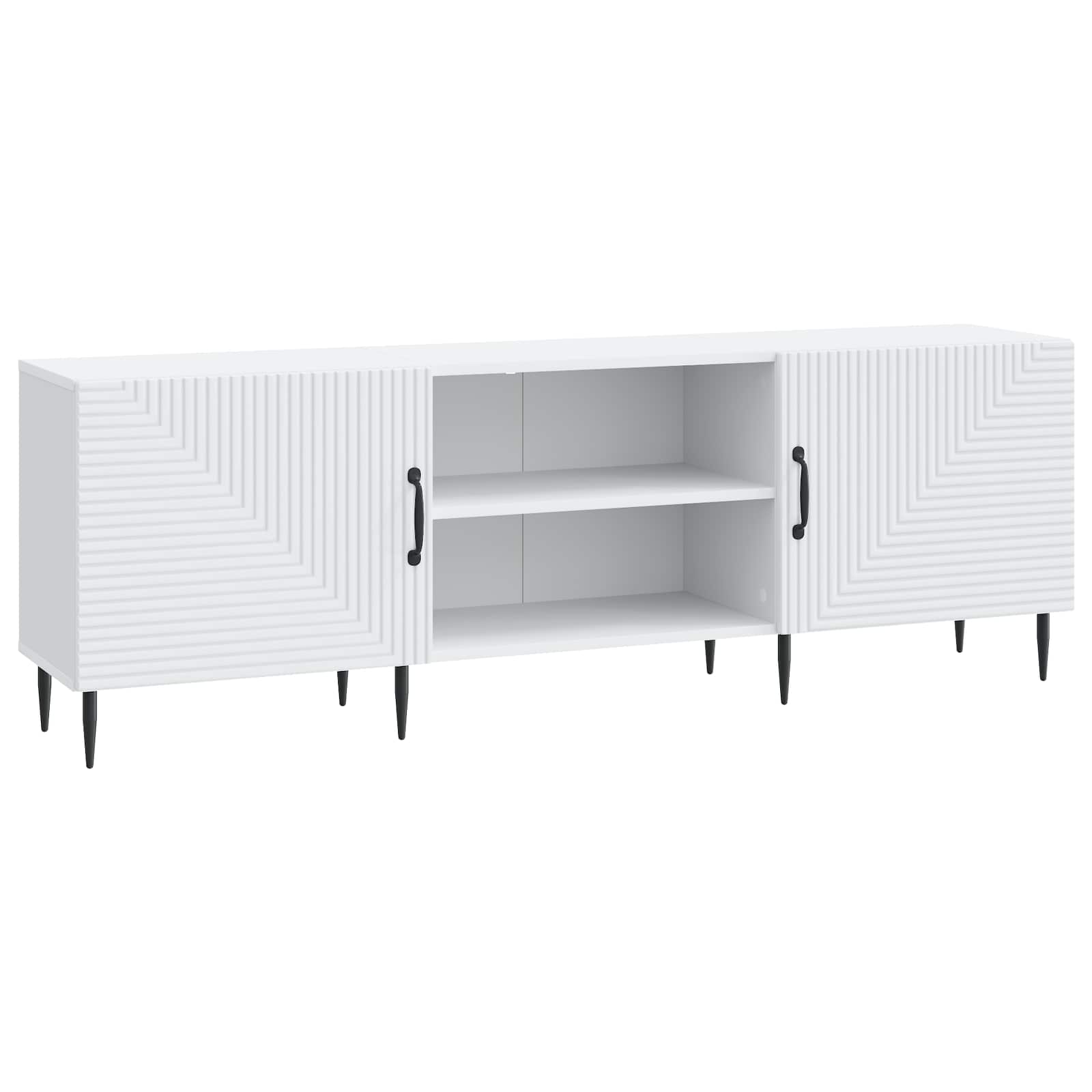 TV-Schränk Weiß 150 x 31 x 50 cm Holzwerkstoff