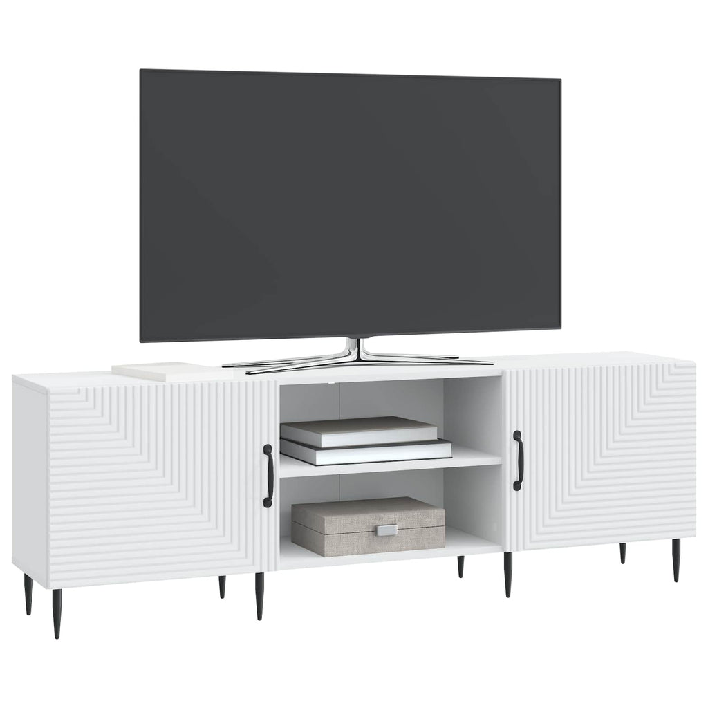 TV-Schränk Weiß 150 x 31 x 50 cm Holzwerkstoff