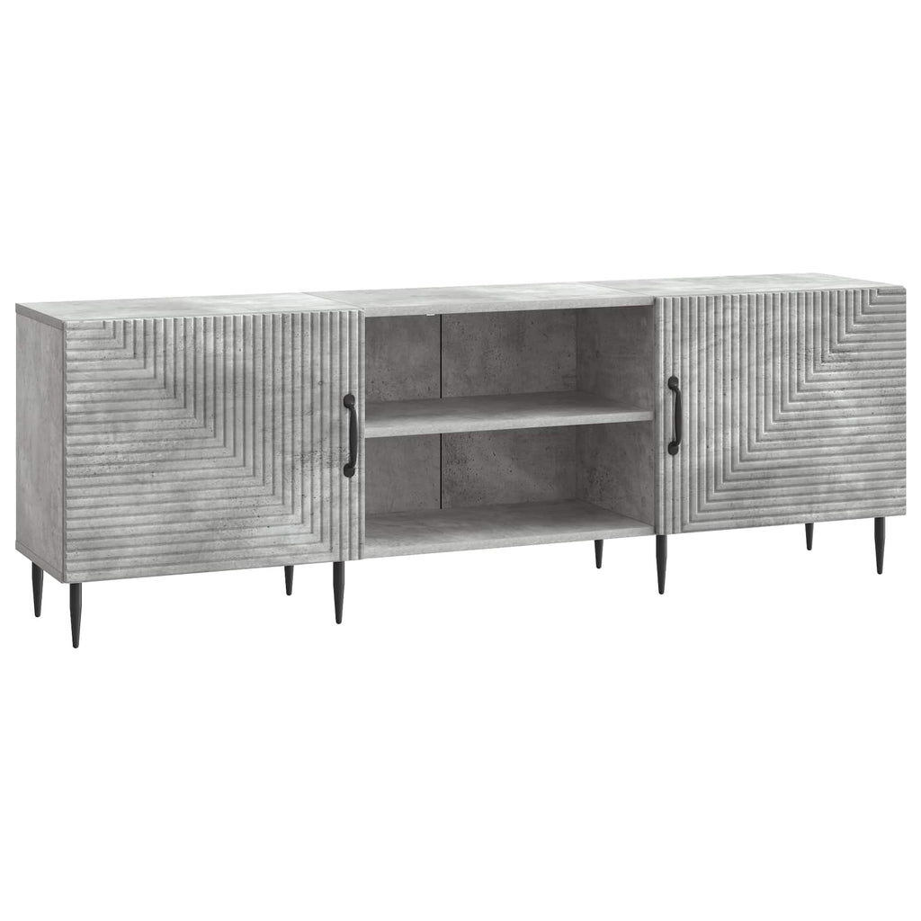 TV-Schränk Betongrau 150 x 31 x 50 cm Holzwerkstoff