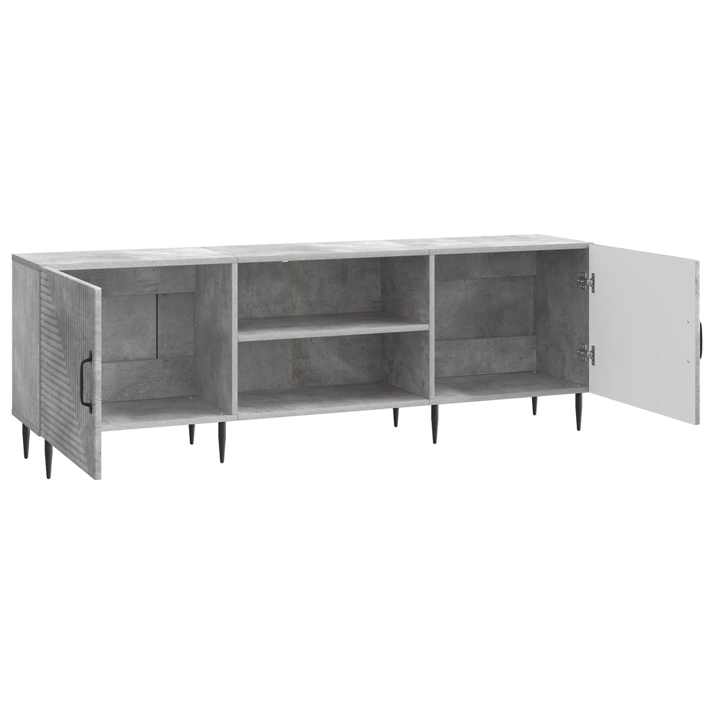 TV-Schränk Betongrau 150 x 31 x 50 cm Holzwerkstoff
