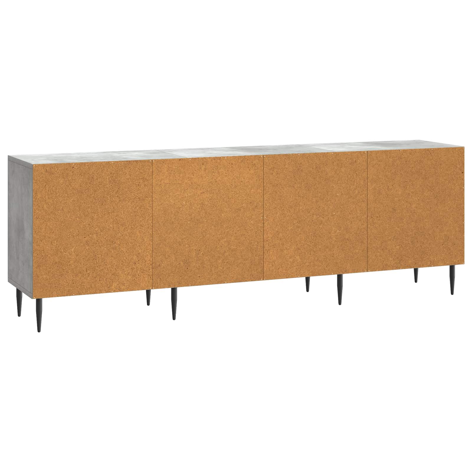 TV-Schränk Betongrau 150 x 31 x 50 cm Holzwerkstoff