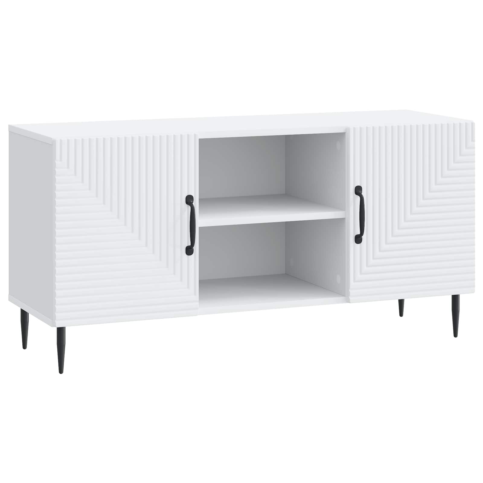TV-Schränk Weiß 102 x 34,5 x 50 cm Holzwerkstoff