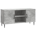 TV-Schränk Betongrau 102 x 34,5 x 50 cm Holzwerkstoff