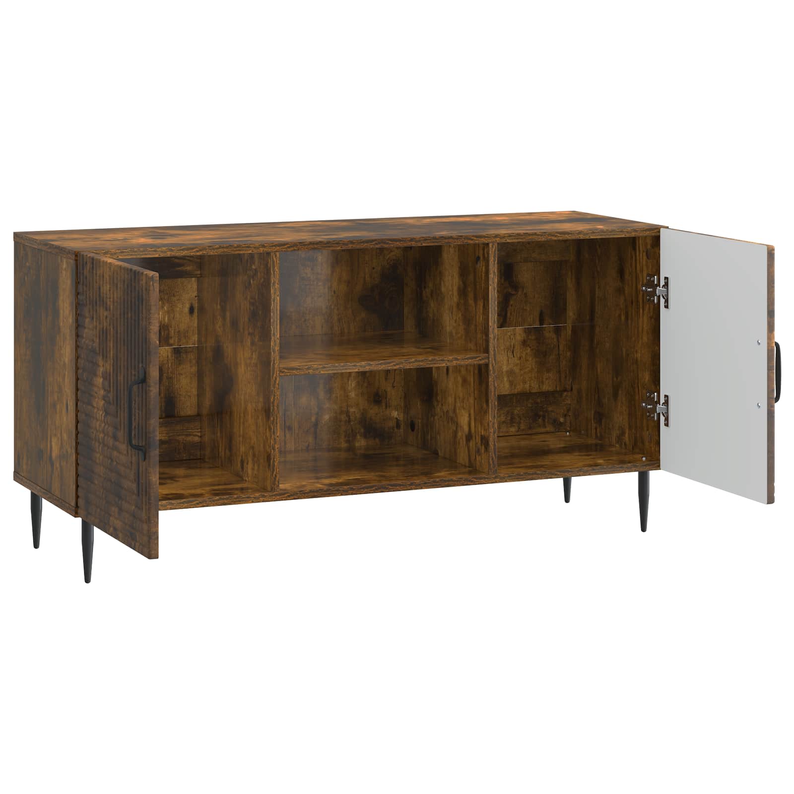 TV-Schränk Geräucherte Eiche 102 x 34,5 x 50 cm Holzwerkstoff