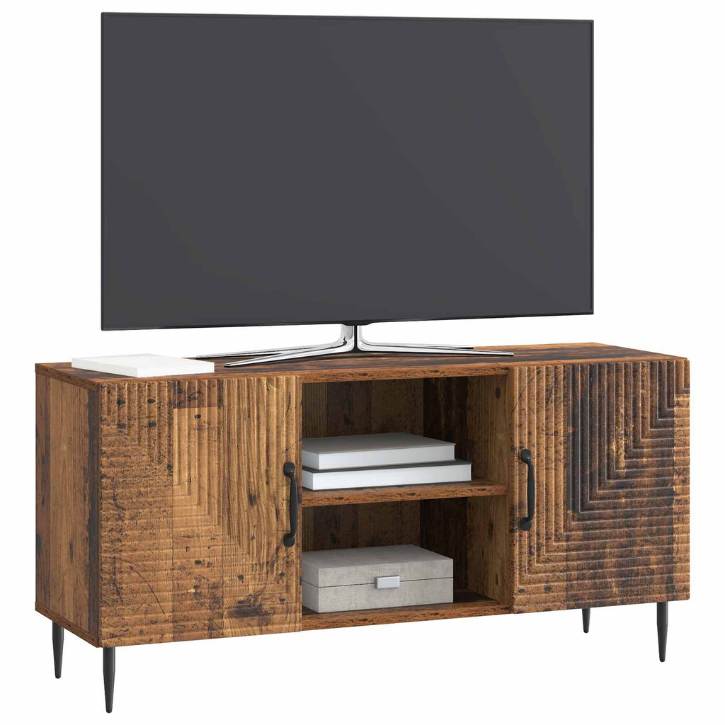 TV-Schränk Altholz 102 x 34,5 x 50 cm Holzwerkstoff