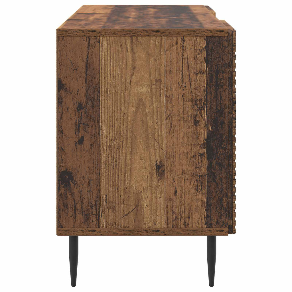 TV-Schränk Altholz 102 x 34,5 x 50 cm Holzwerkstoff