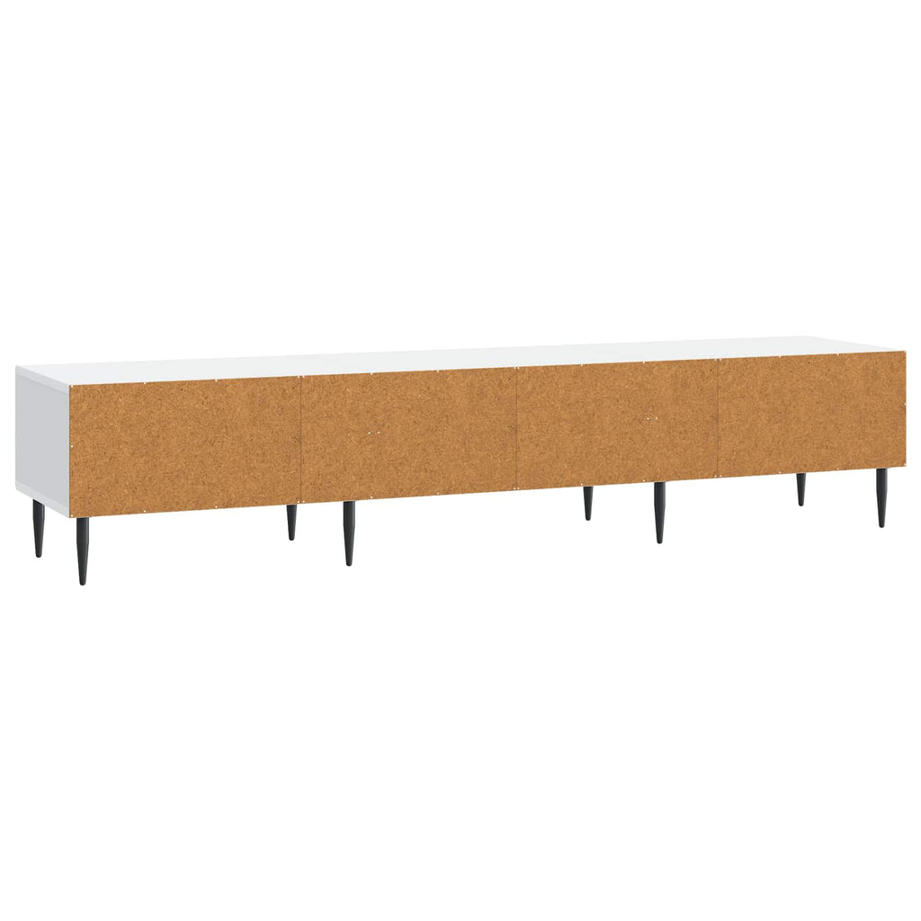 TV-Schränk mit Schubladen Weiß 147 x 34,5 x 30 cm Holzwerkstoff