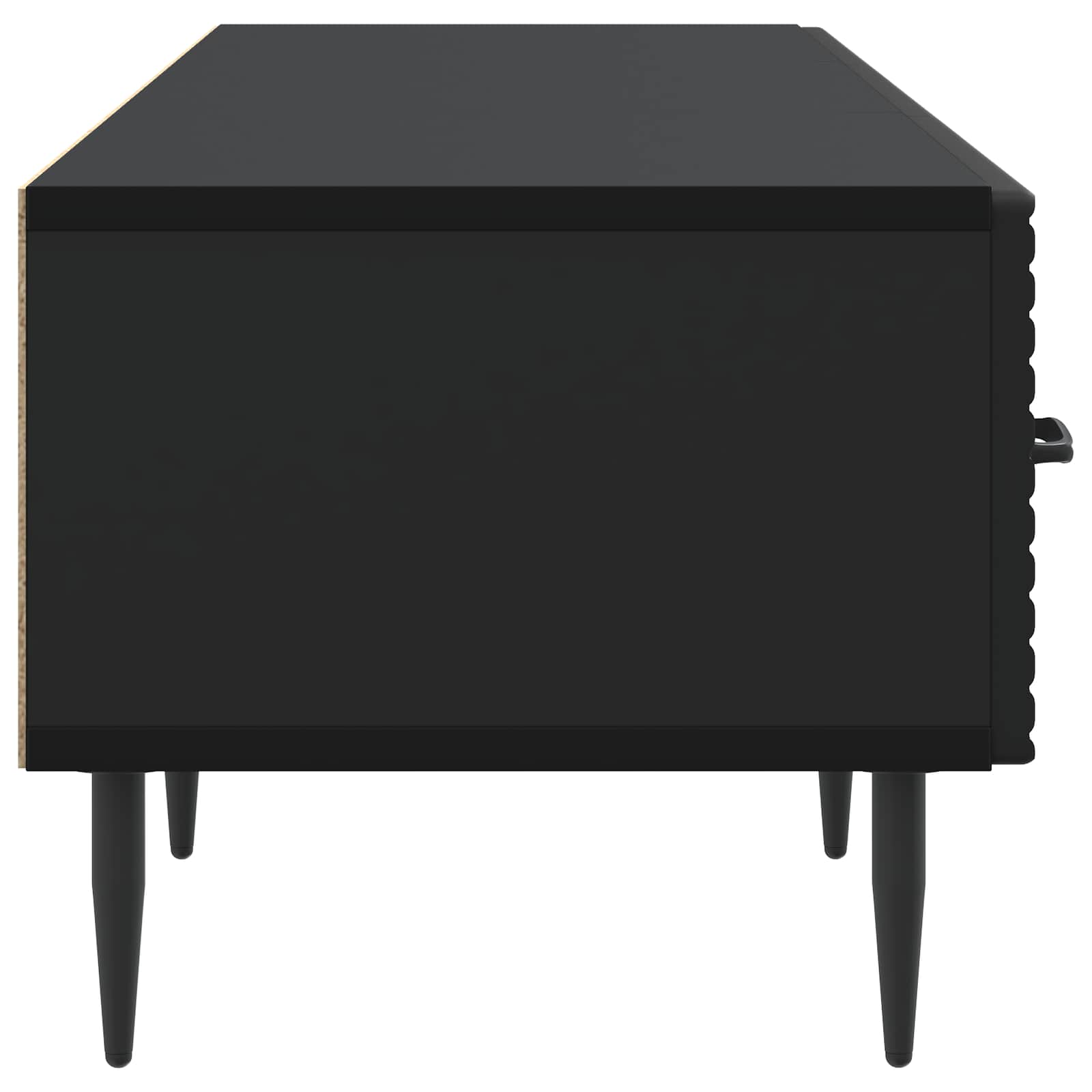 TV-Schränk Schwarz 147 x 34,5 x 30 cm Holzwerkstoff