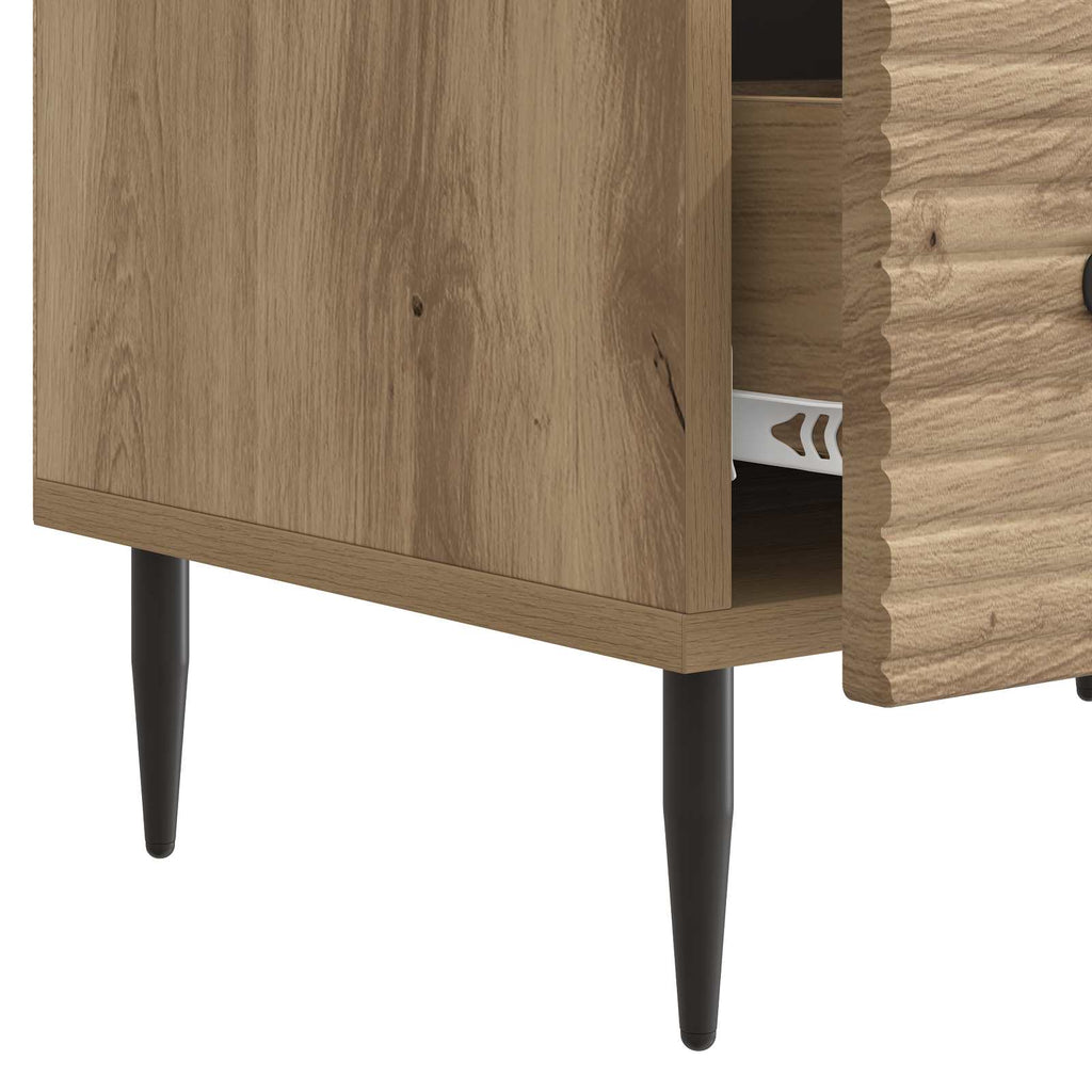 TV-Schränk Artisan-Eiche 147 x 34,5 x 30 cm Holzwerkstoff