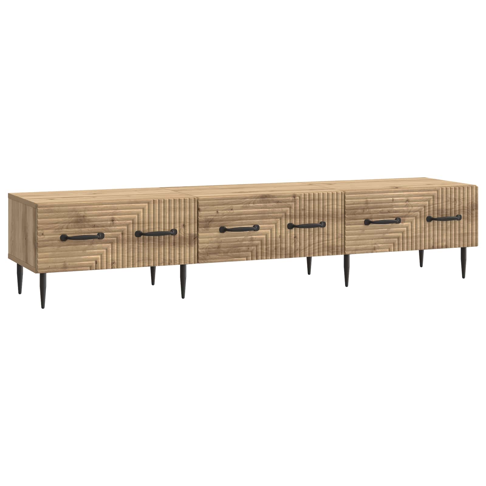 TV-Schränk Artisan-Eiche 147 x 34,5 x 30 cm Holzwerkstoff