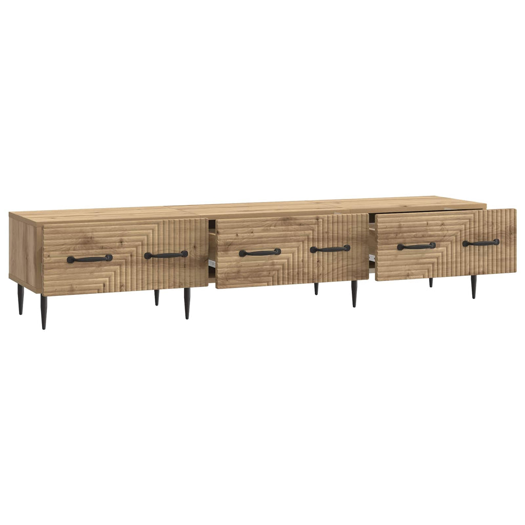 TV-Schränk Artisan-Eiche 147 x 34,5 x 30 cm Holzwerkstoff