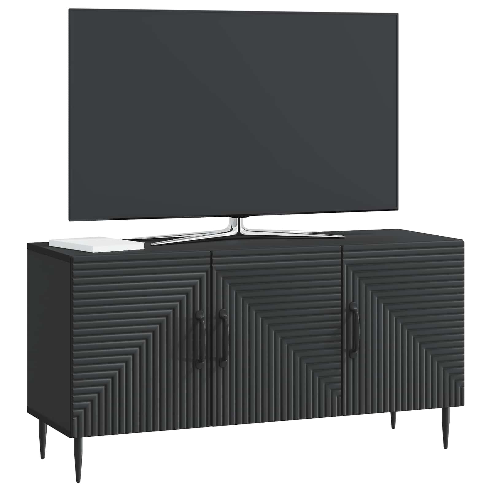 TV-Schränk Schwarz 99 x 34,5 x 50 cm Holzwerkstoff