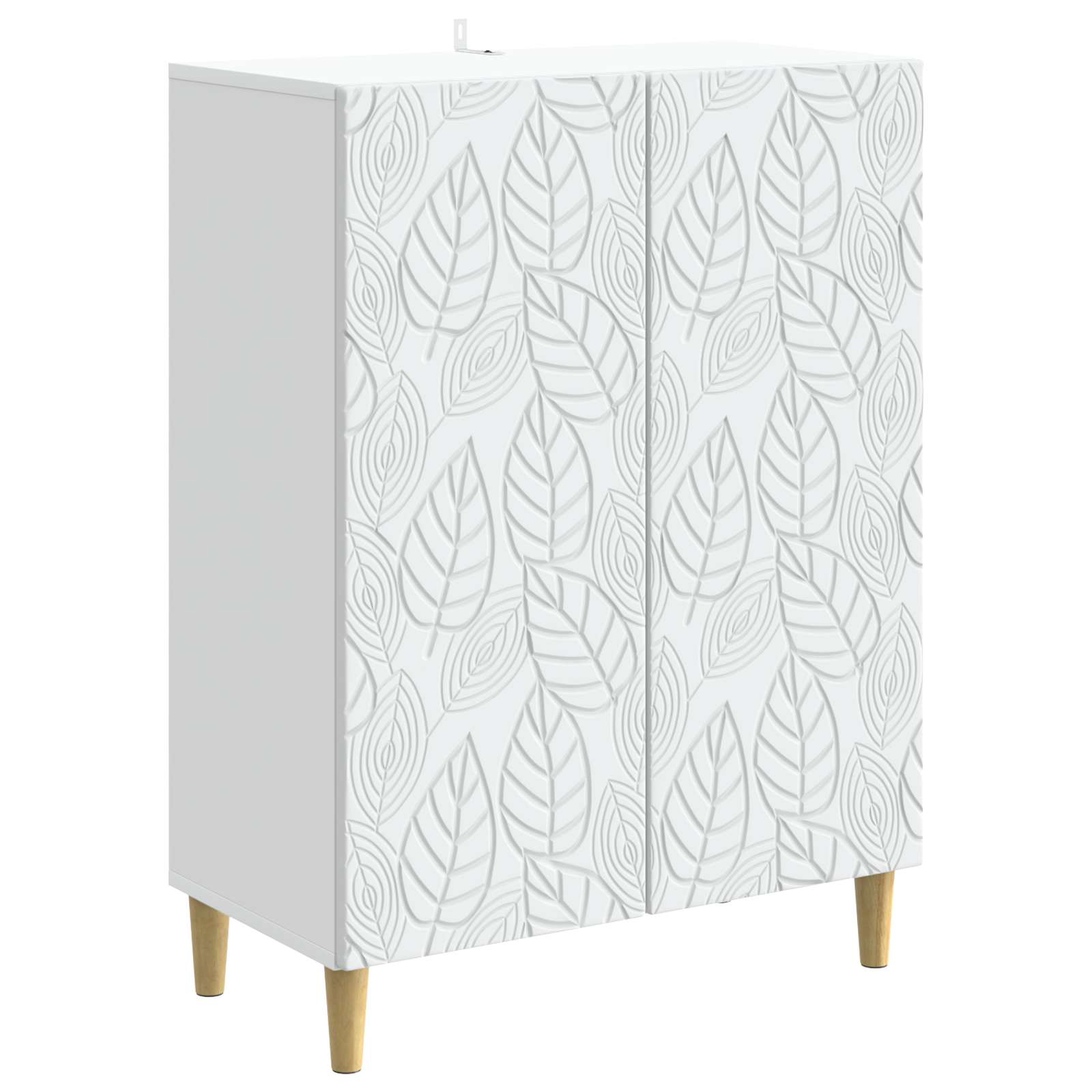 Sideboard Weiß 66 x 34,5 x 90 cm Holzwerkstoff