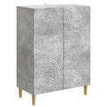 Sideboard Betongrau 66 x 34,5 x 90 cm Holzwerkstoff