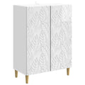 Sideboard Hochglanz Weiß 66 x 34,5 x 90 cm Holzwerkstoff