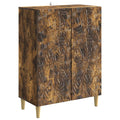 Sideboard Geräucherte Eiche 66 x 34,5 x 90 cm Holzwerkstoff