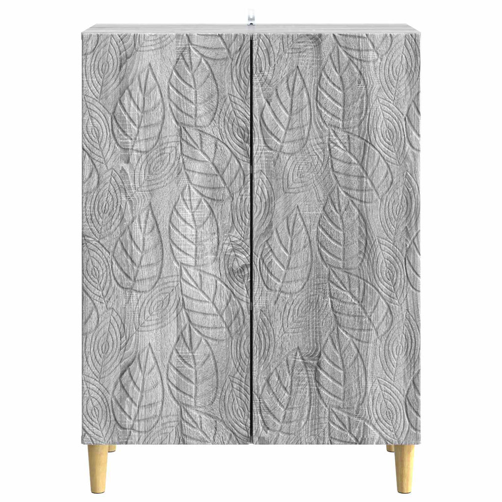 Sideboard Grau Sonoma 66 x 34,5 x 90 cm Holzwerkstoff