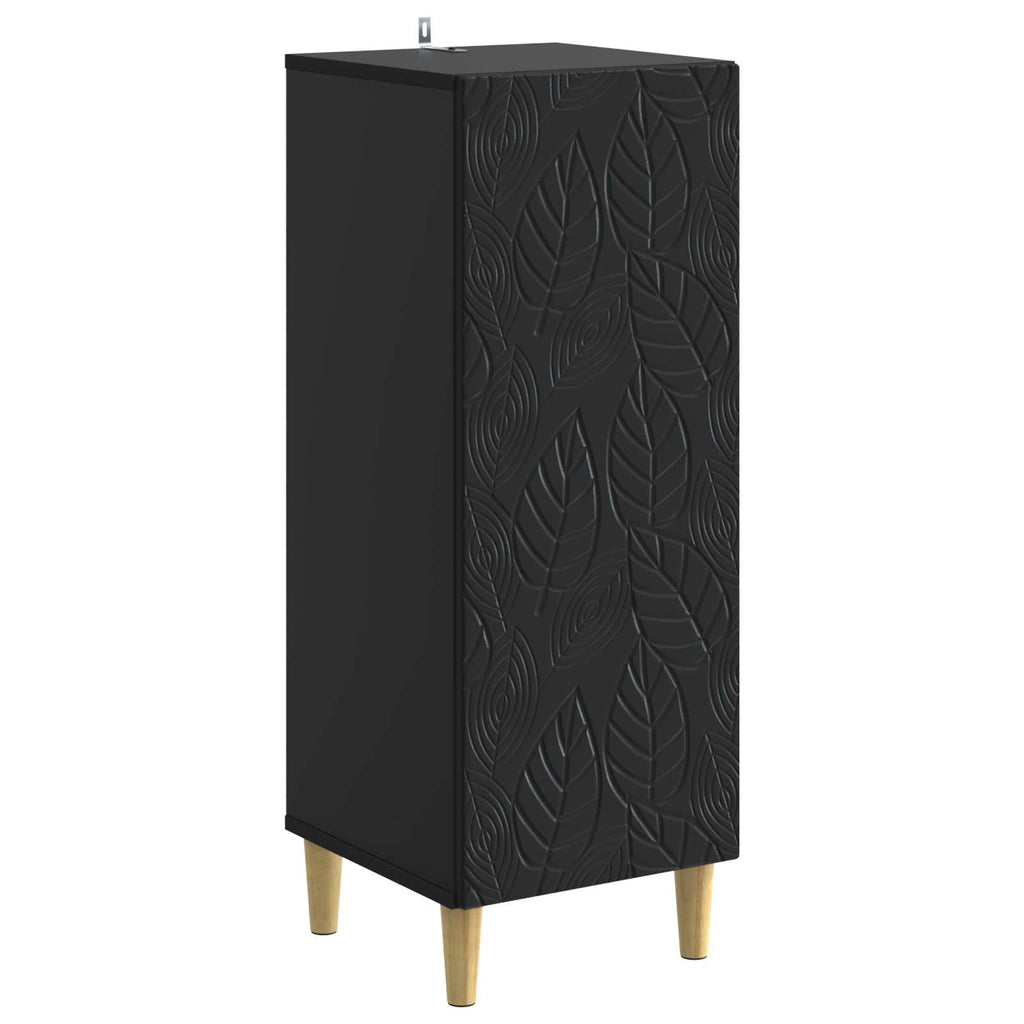 Sideboard Schwarz 33 x 34,5 x 90 cm Holzwerkstoff