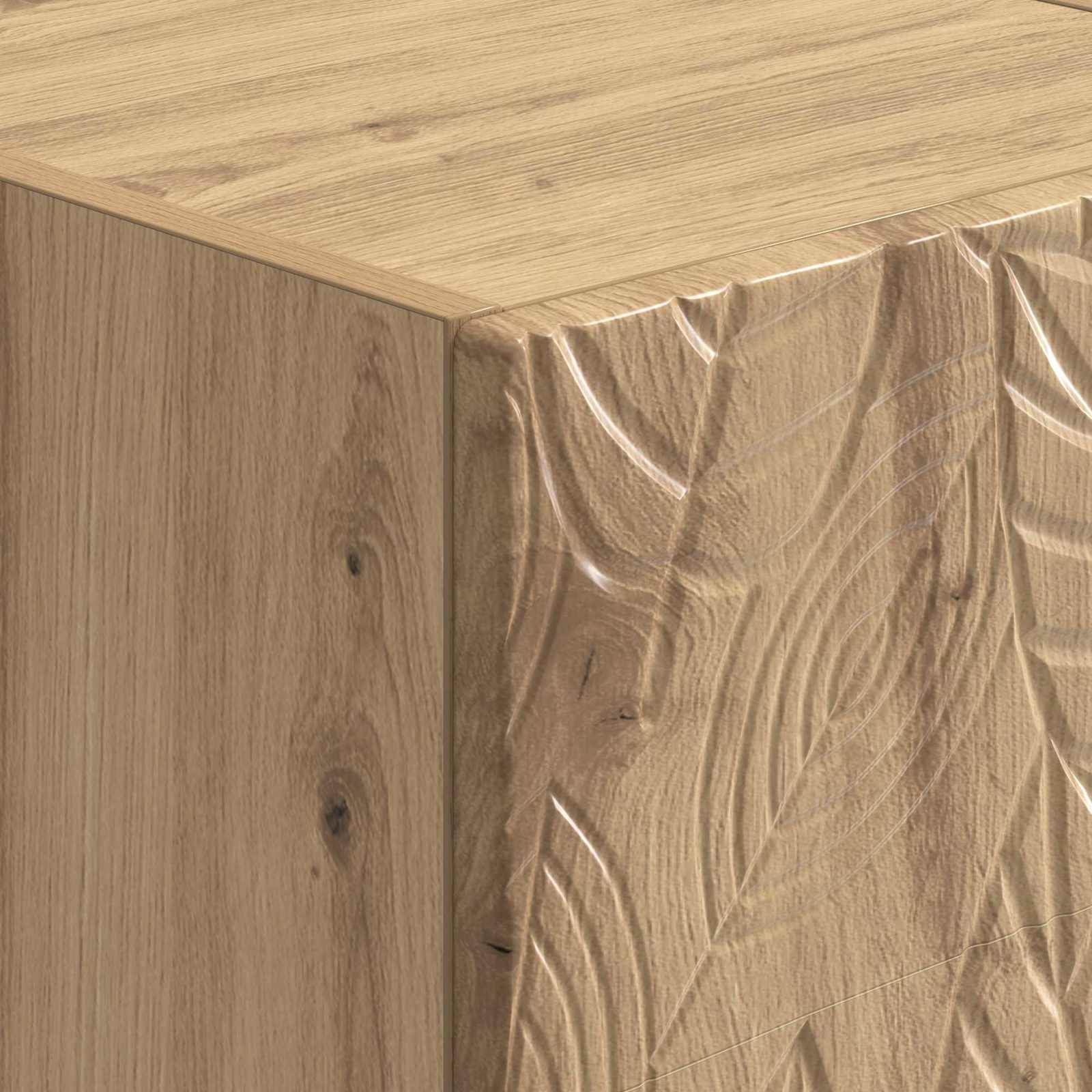 Sideboard Artisan-Eiche 33 x 34,5 x 90 cm Holzwerkstoff