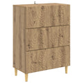 Schubladenschrank Artisan-Eiche 66 x 34,5 x 90 cm Holzwerkstoff