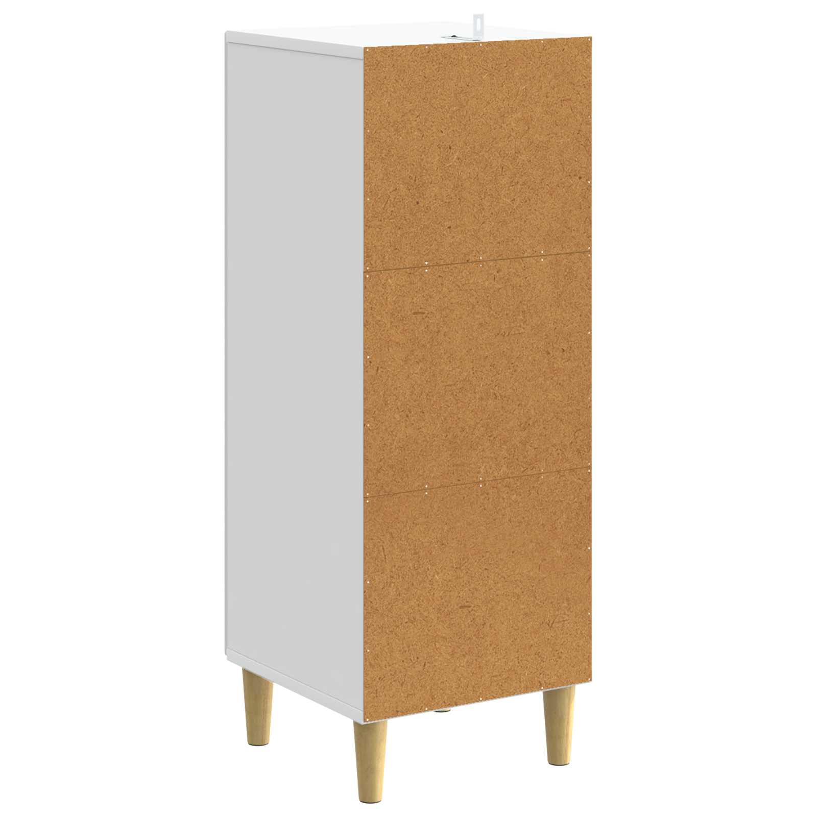 Schubladenschrank Weiß 33 x 34,5 x 90 cm Holzwerkstoff