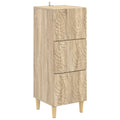 Schubladenschrank Sonoma-Eiche 33 x 34,5 x 90 cm Holzwerkstoff