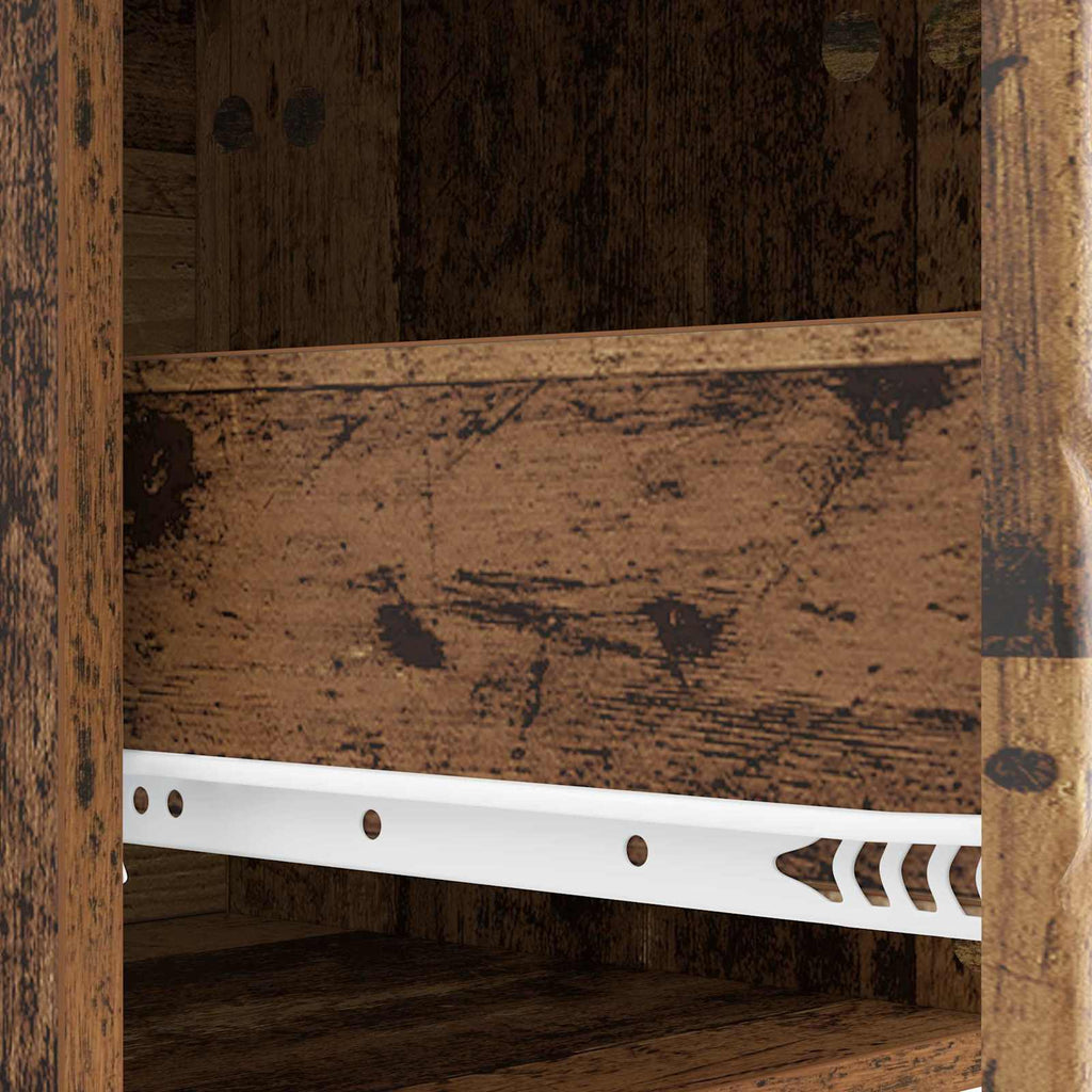 Schubladenschrank Altholz 33 x 34,5 x 90 cm Holzwerkstoff