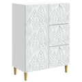 Sideboard Weiß 66 x 34,5 x 90 cm Holzwerkstoff