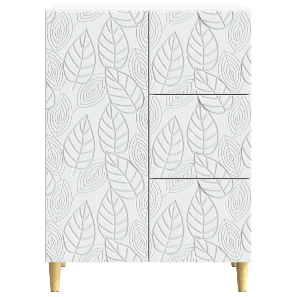 Sideboard Weiß 66 x 34,5 x 90 cm Holzwerkstoff
