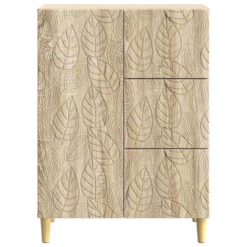 Sideboard Sonoma-Eiche 66 x 34,5 x 90 cm Holzwerkstoff