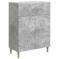 Sideboard Betongrau 66 x 34,5 x 90 cm Holzwerkstoff