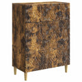 Sideboard Geräucherte Eiche 66 x 34,5 x 90 cm Holzwerkstoff