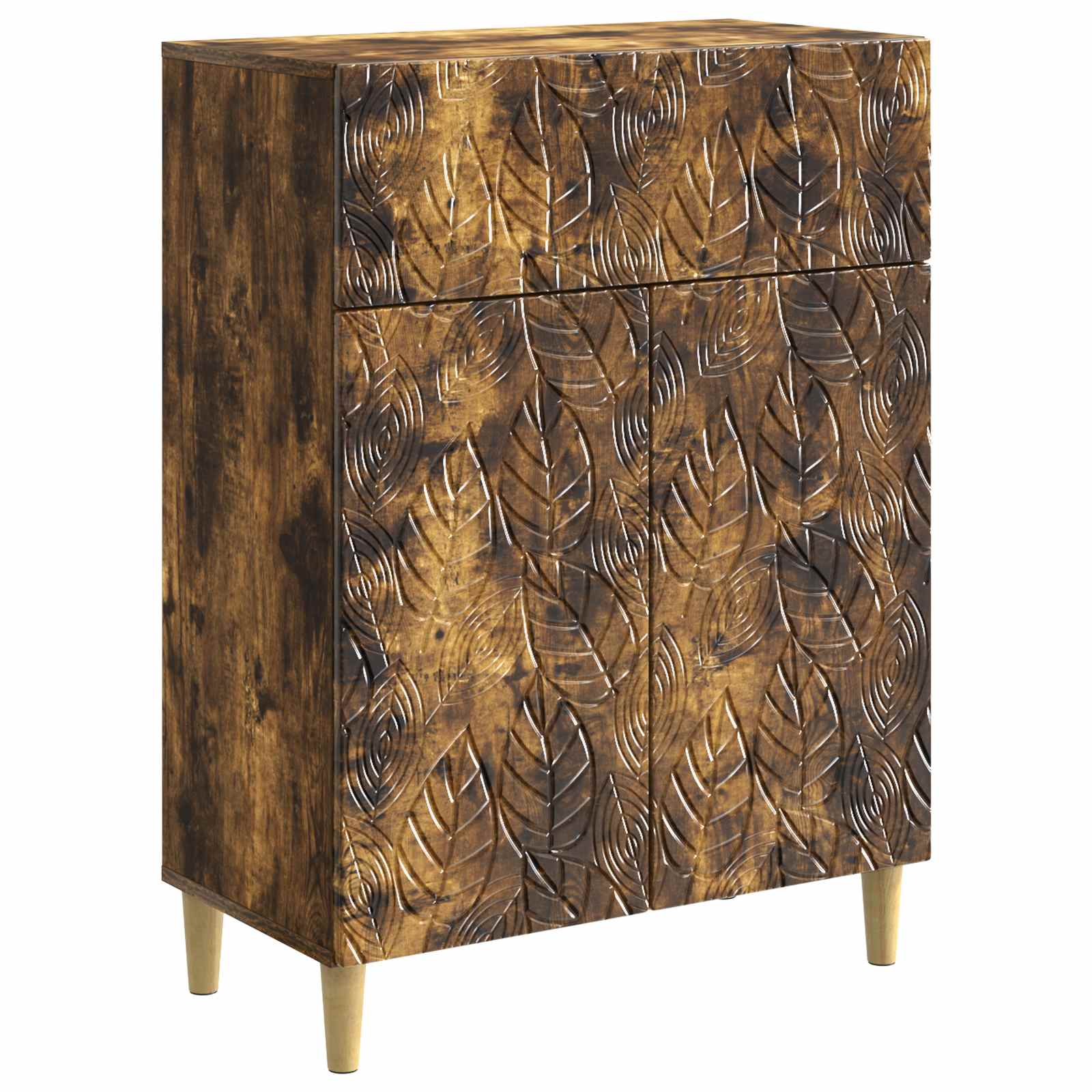 Sideboard Geräucherte Eiche 66 x 34,5 x 90 cm Holzwerkstoff