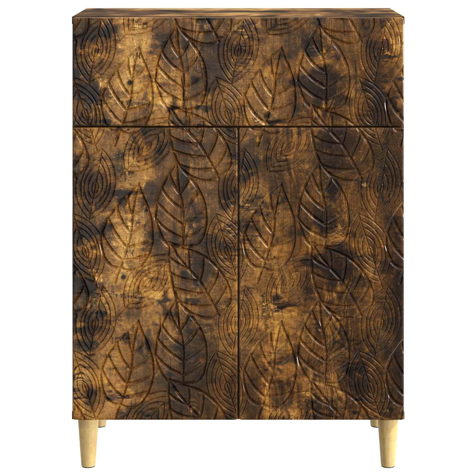 Sideboard Geräucherte Eiche 66 x 34,5 x 90 cm Holzwerkstoff