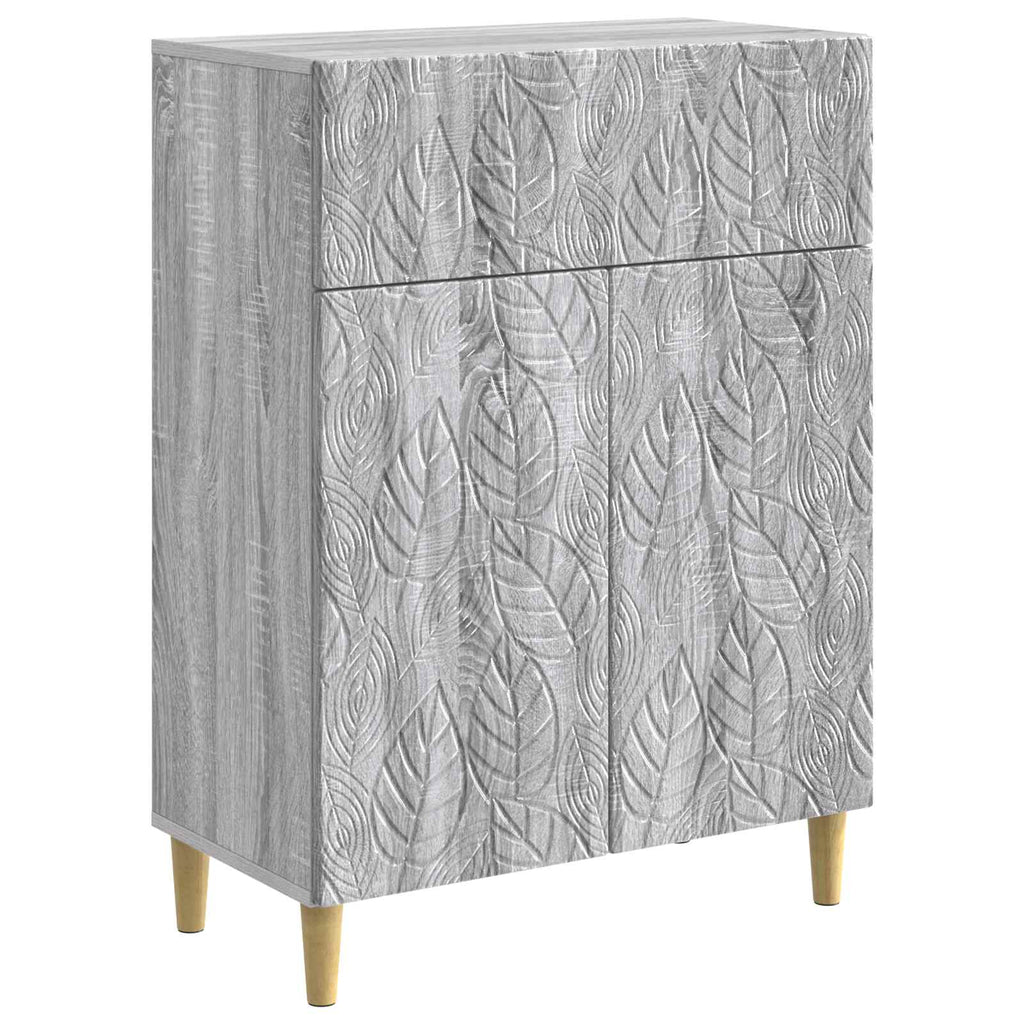 Sideboard Grau Sonoma 66 x 34,5 x 90 cm Holzwerkstoff