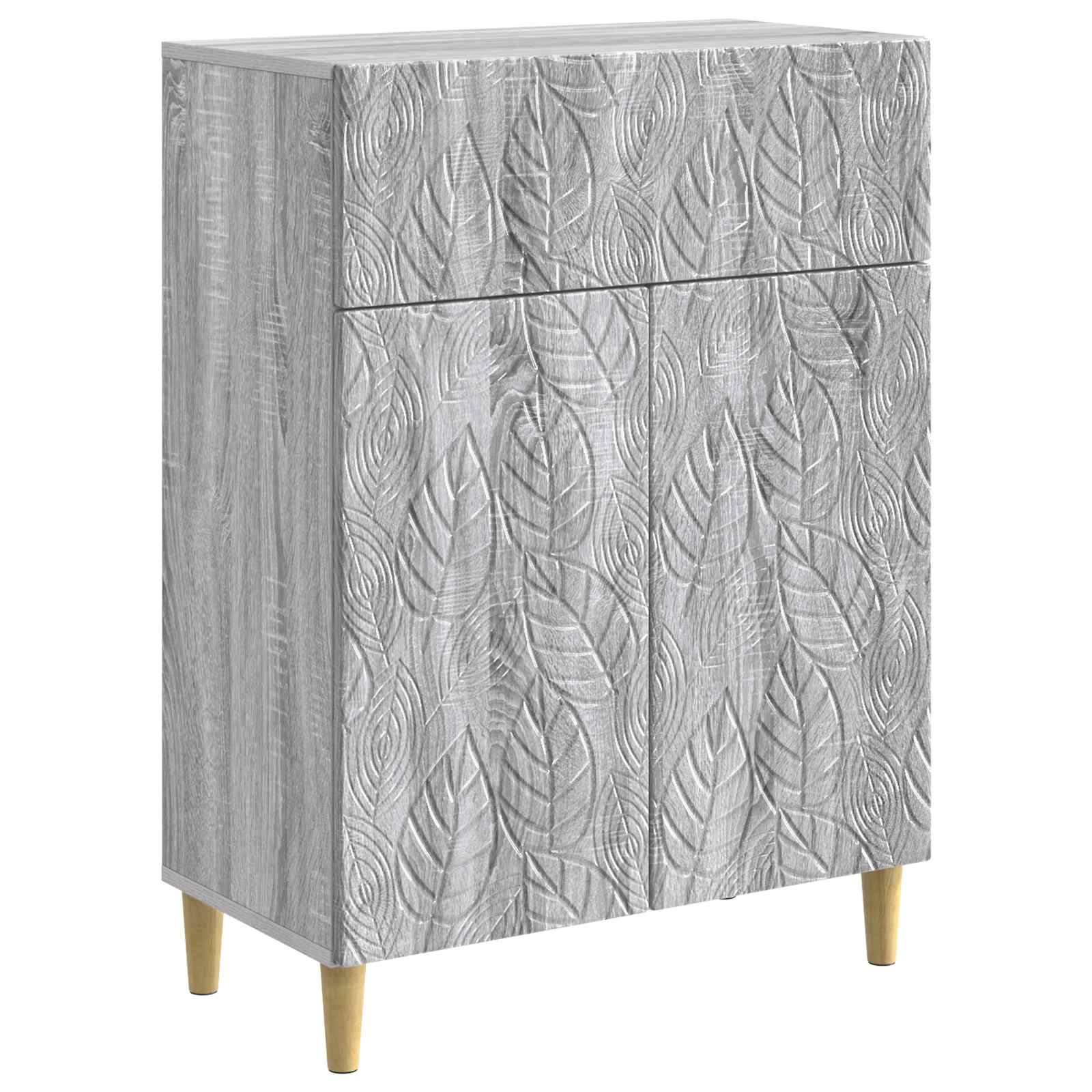 Sideboard Grau Sonoma 66 x 34,5 x 90 cm Holzwerkstoff