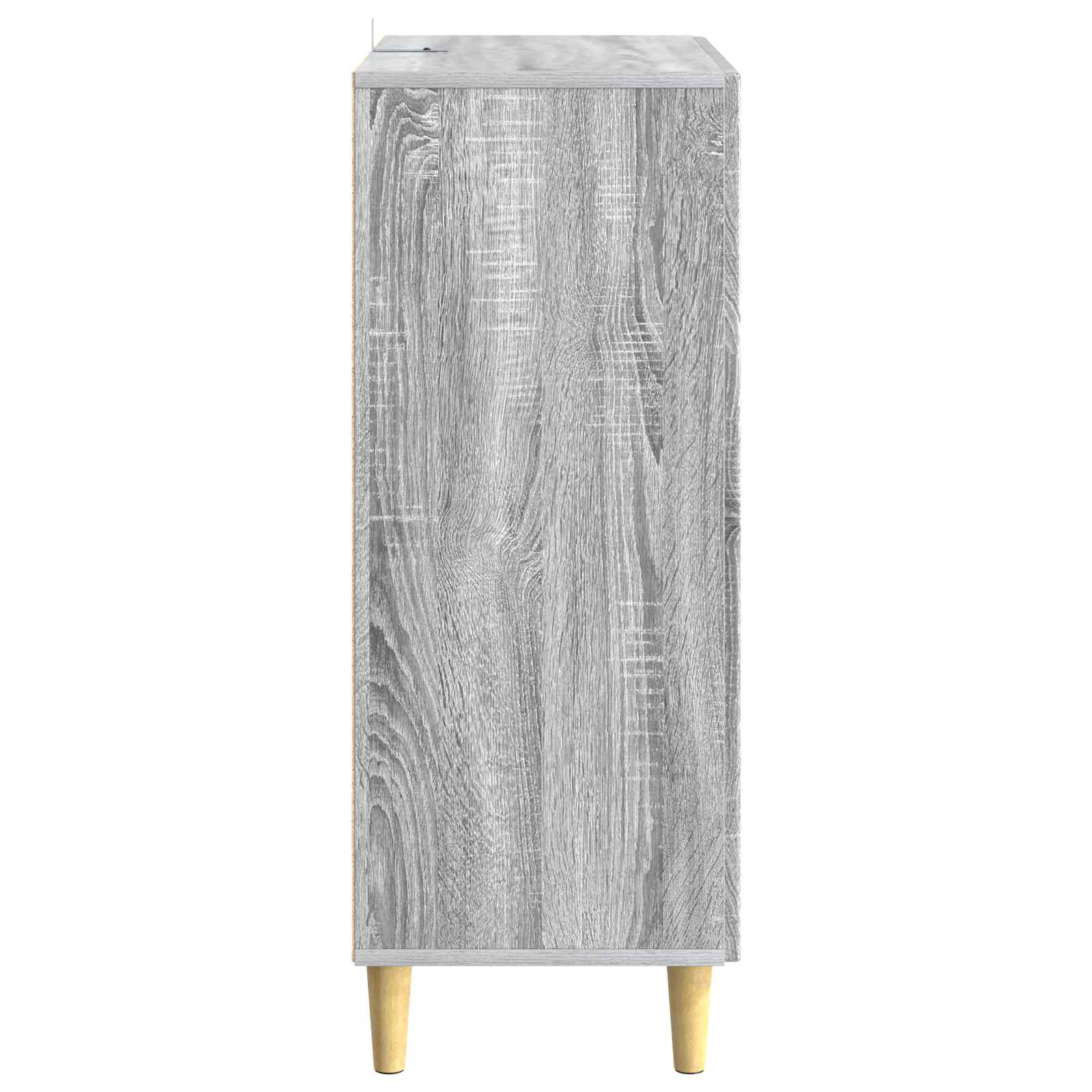 Sideboard Grau Sonoma 66 x 34,5 x 90 cm Holzwerkstoff