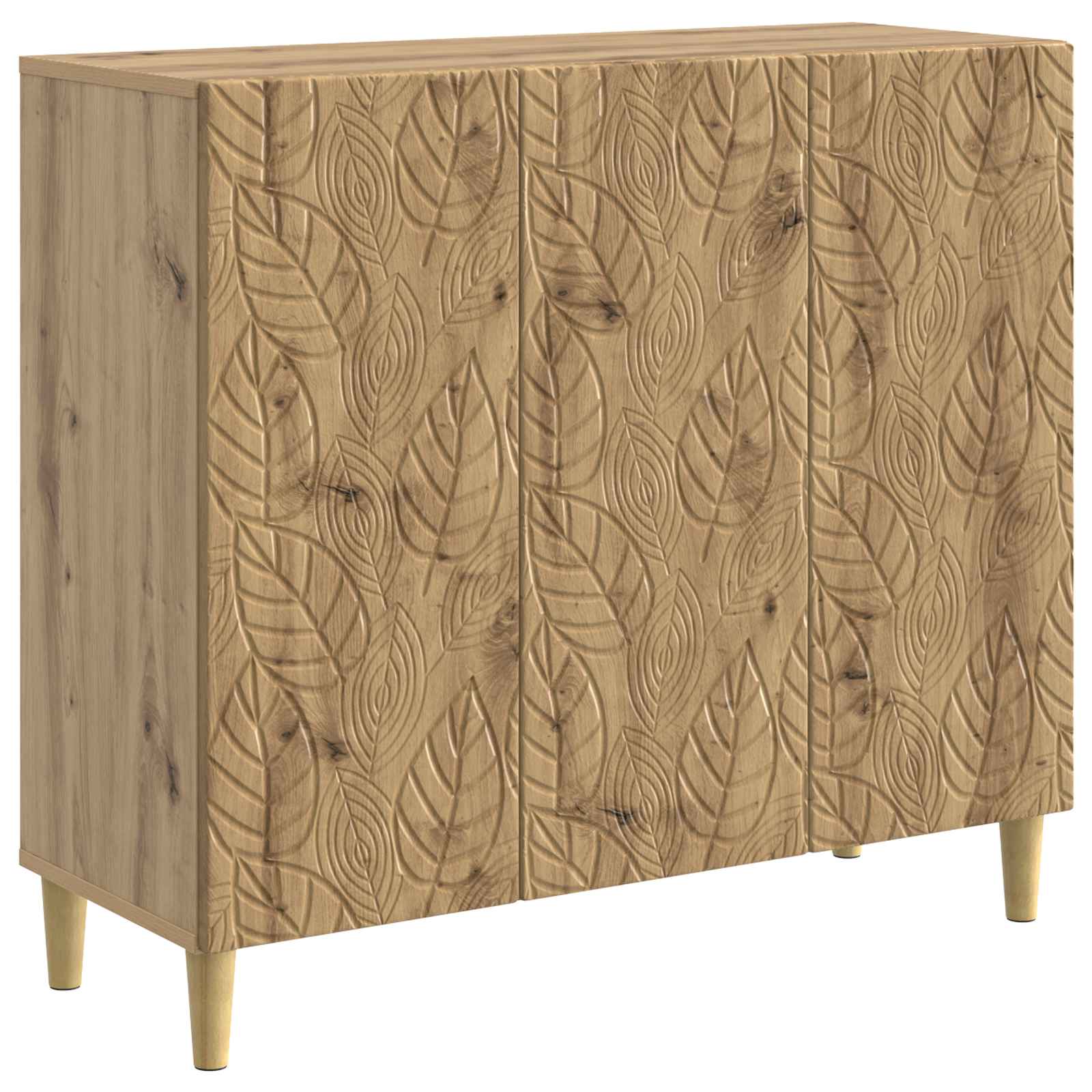 Sideboard Artisan-Eiche 89 x 34,5 x 80 cm Holzwerkstoff