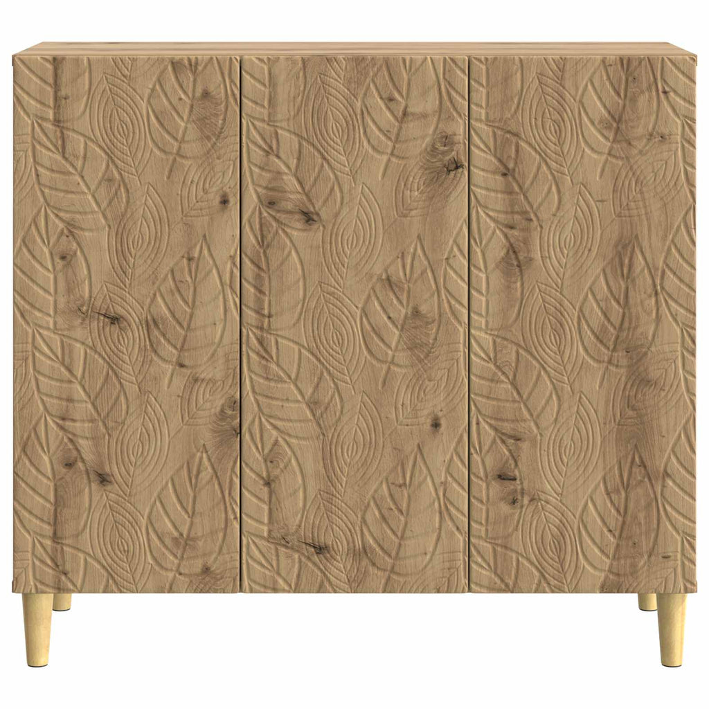 Sideboard Artisan-Eiche 89 x 34,5 x 80 cm Holzwerkstoff