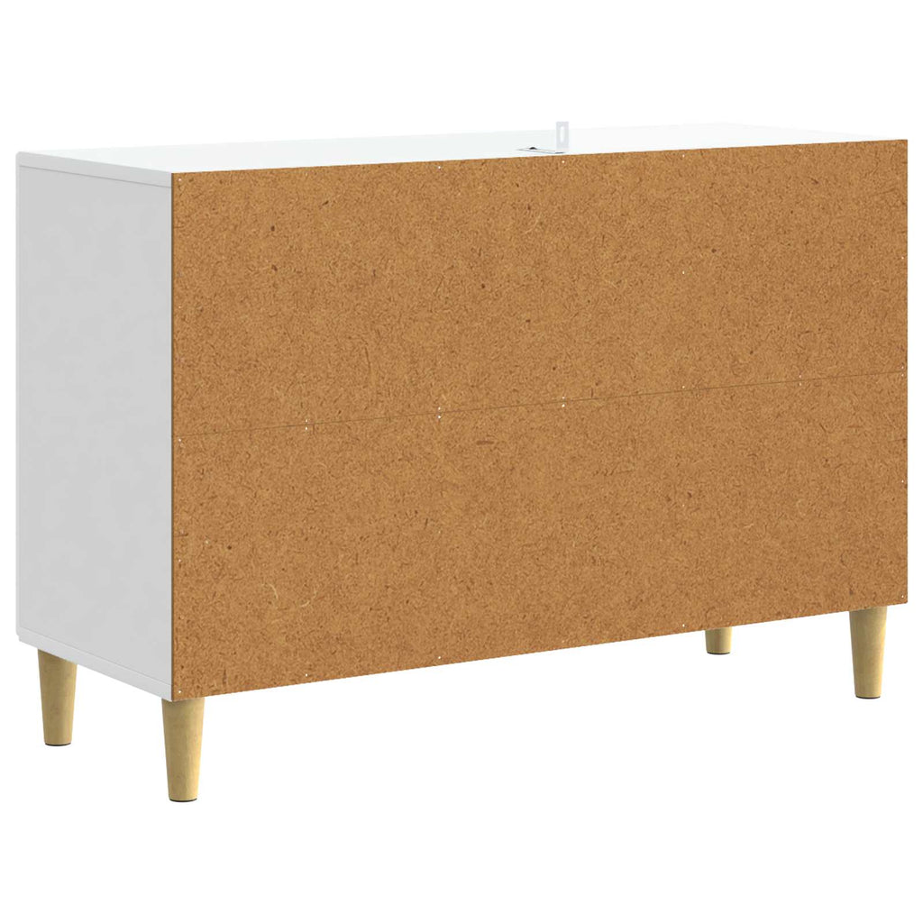 Sideboard Weiß 89 x 34,5 x 60 cm Holzwerkstoff