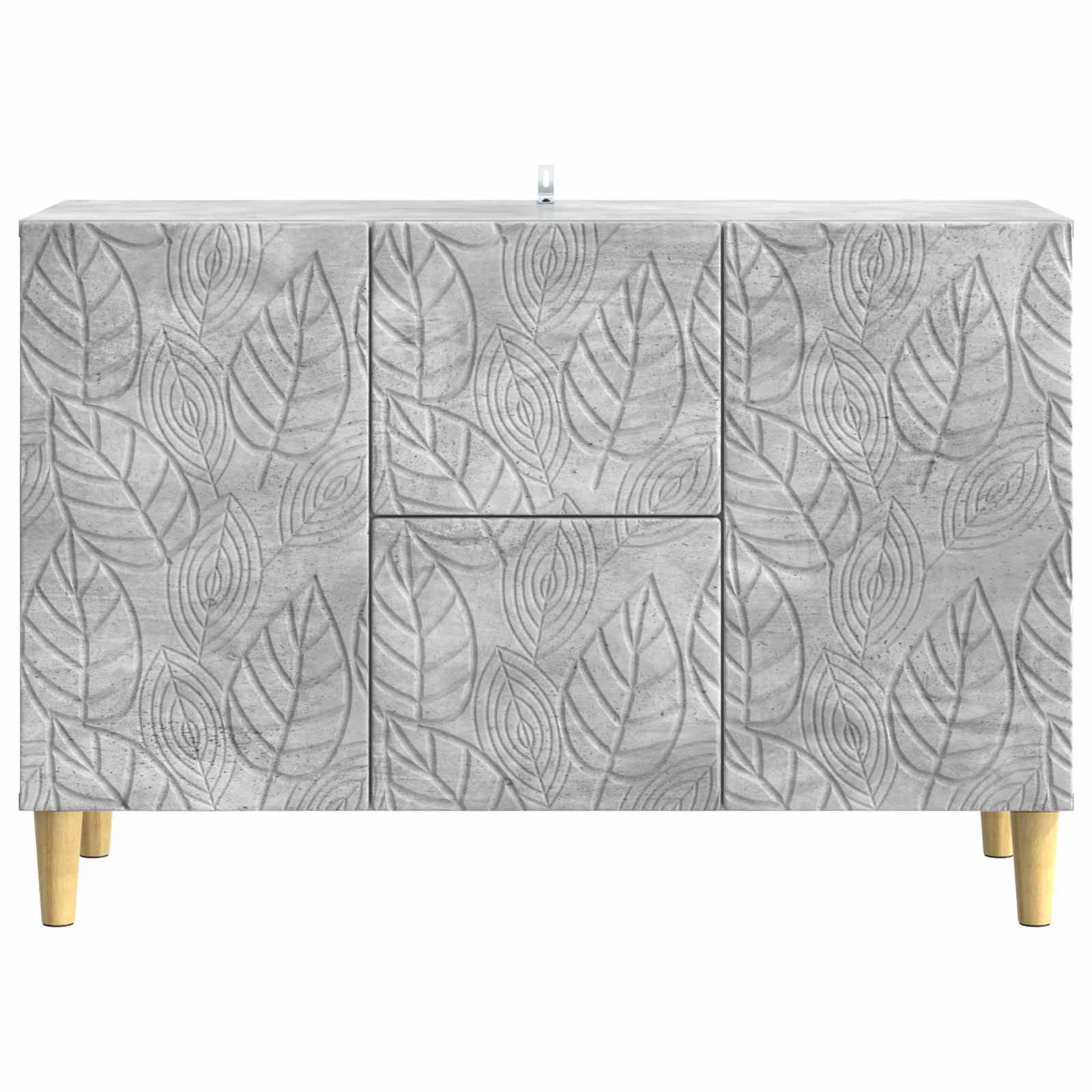 Sideboard Betongrau 89 x 34,5 x 60 cm Holzwerkstoff